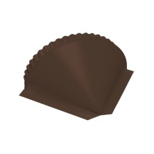 Заглушка конусная 0,5 Velur X RAL 8017 шоколад