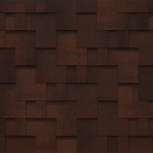 Гибкая черепица Tegola Lazio UNICA Marrone 230 2.86м2 56шт/пал