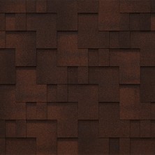 Гибкая черепица Tegola Lazio UNICA Marrone 230 2.86м2 56шт/пал