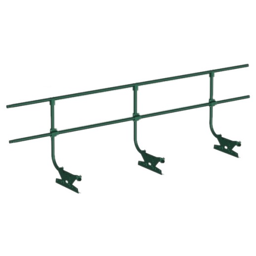 Ограждение кровельное BORGE H-60см, 3 метра, для металочерепицы  кровли (RAL 6005)