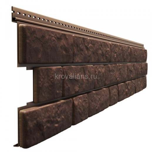 Docke LUX Сайдинг BERGART 1809х285мм (0,52м2) Кедровый орех 14шт/уп