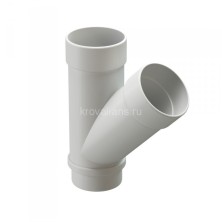 Docke LUX 140/100 мм Тройник 45 Пломбир, 6шт/уп