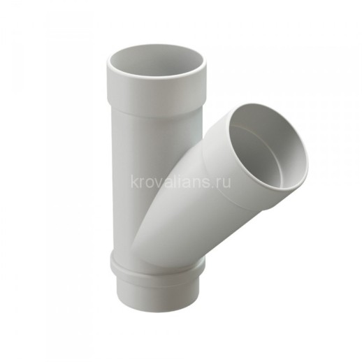 Docke LUX 140/100 мм Тройник 45 Пломбир