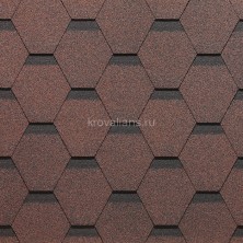 Гибкая черепица Docke PIE STANDARD СОТА Красный, 3м2