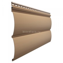 Docke PREMIUM Сайдинг Блок Хаус D4,7T 3,60х0,240 (0,88м2) Капучино, 20шт/уп