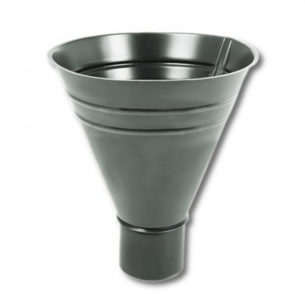 Воронка водосборная Металл Профиль Престиж 125/100 D300/100 ral 7024   1 шт