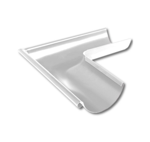 Угол желоба наружный 90 Металл Профиль Престиж 150/100 ral 9010 1 шт