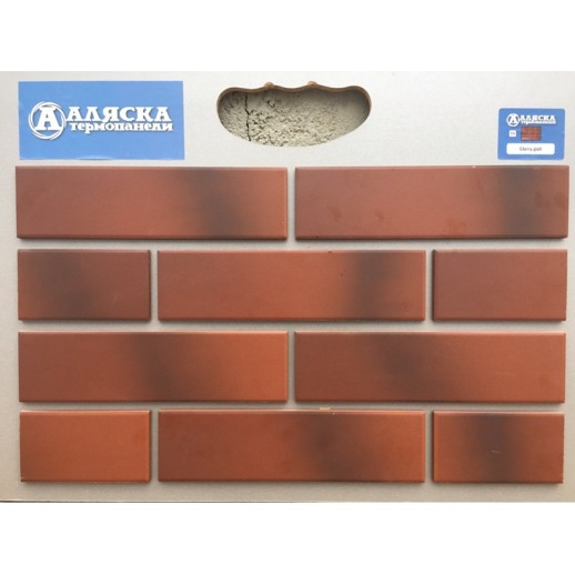 Термопанель АЛЯСКА Cherry glatt (1,140х0,596х60мм) 0,65м2 60шт/палл