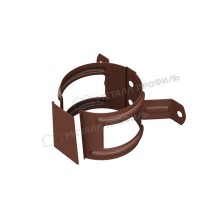 Держатель трубы (на дерево) МЕТАЛЛ ПРОФИЛЬ Foramina PUR 125/100 RAL 8017, коричневый