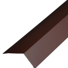 Карнизная планка 65х100 L=2м РЕ RAL 8019 (Фартук S14 new)