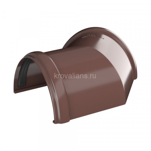 ТехноНИКОЛЬ 125/82 Угол желоба 135, коричневый