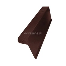 BRAAS Боковая Облегченная черепица с креплением правая, коричневый 25 шт/упаковка