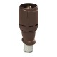 Vilpe FLOW Кровельный вентилятор Еco 160 Р/500 с шумопоглотителем  коричневый