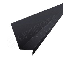 Планка для бокового примыкания 2000 Фальц Stynergy (CORUNDUM50-RAL9005-0.5)