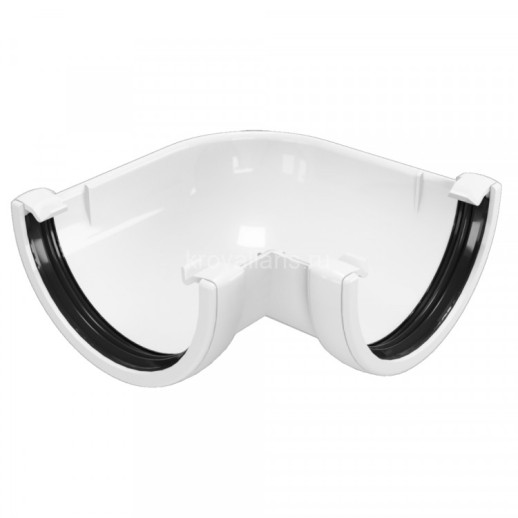 GL Rohrfit 120/80 Угол желоба 90, белый RAL 9003