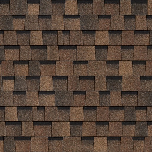 Ламинированная черепица Docke PIE LUX DRAGON Трюфель 2,38м2/уп