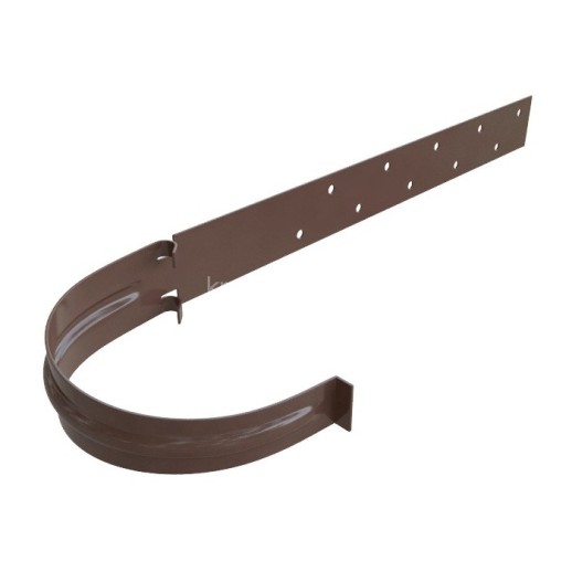 ЭЛИТ Кронштейн желоба металлический, коричневый