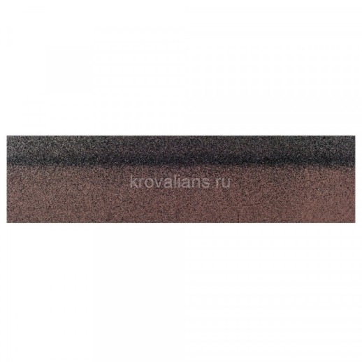 Конек/Карниз Шинглас (Shinglas) 12х0,3/20х0,25 ЭКСТРА КОРИЧНЕВЫЙ для Фазенда и Оптима /1 уп/