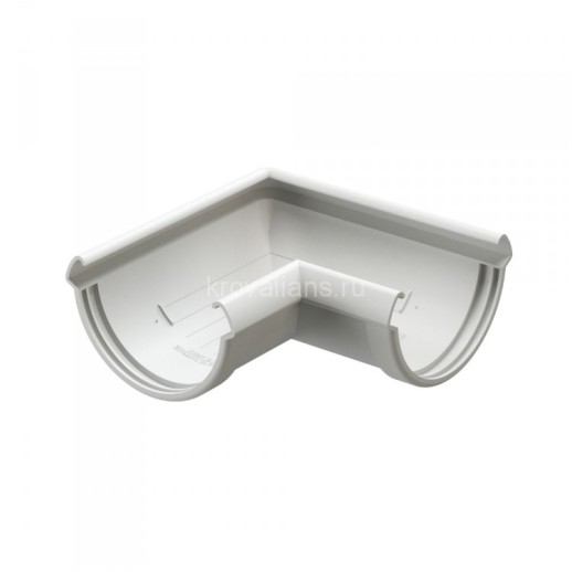 Docke LUX 140/100 мм Угловой элемент  90 гр Пломбир