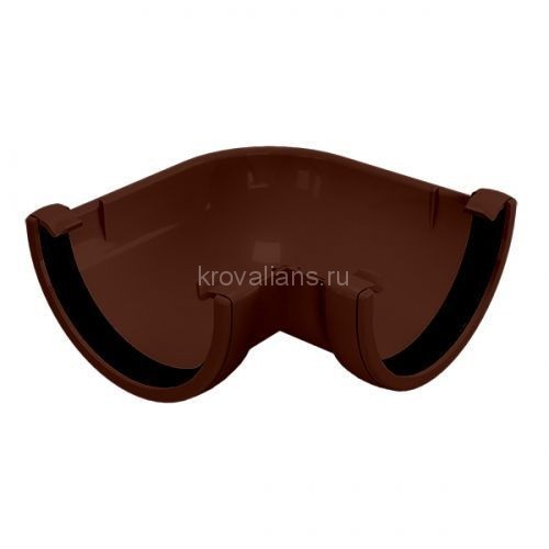 GL Rohrfit 120/80 Угол желоба 90, коричневый RAL 8017