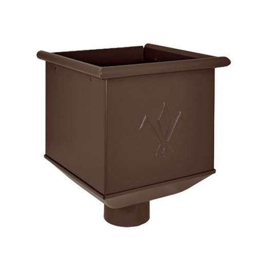 Воронка водосборная AquaSystem (Аквасистем) Pu 125/90 ral 8017 1 шт