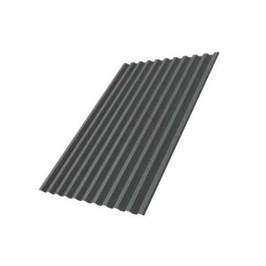 Профнастил Обнинск С21R 0,45 PE с пленкой RAL 7005 сигнальный серый