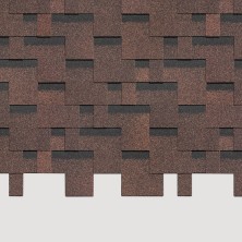 Гибкая черепица Docke PIE STANDARD ТЕТРИС Коричневый, 3м2 /цена указана за 1 кв.м/