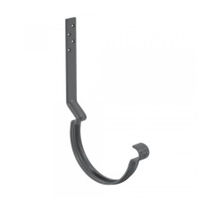AS COMF PE 125/90 Крюк желоба длинный с компл. крепления (МУ), RAL9005 24 шт/уп
