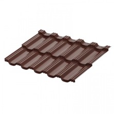 Профиль модульный AquaSystem Гётеборг 1205х765 мм PE Glance Zn140 0,45мм RAL 8017