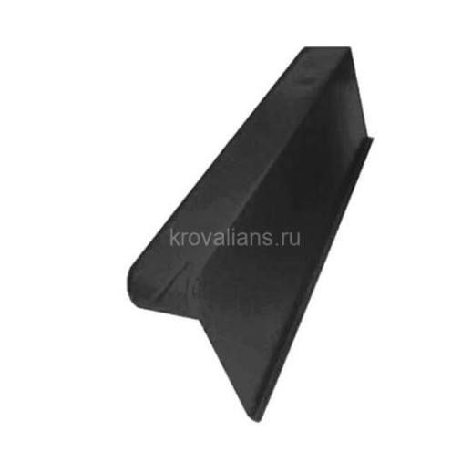 BRAAS Боковая Облегченная черепица с креплением правая, черный 25 шт/упаковка