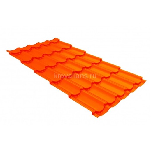 Металлочерепица Grand Line (Гранд Лайн) квинта плюс c 3D резом 0,45 PE RAL 2004 /1 кв.м./