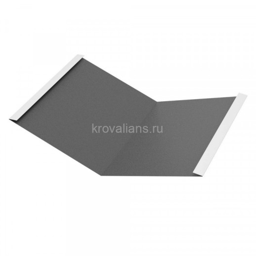 Ендова внутренняя 300х300х2000мм PE Rooftop Matt 0,5 мм Zn180 RAL7024