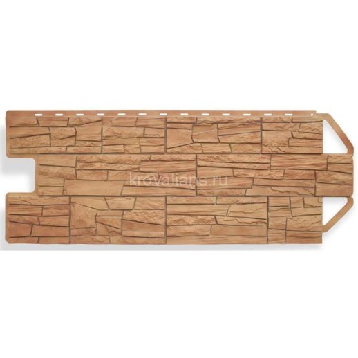 Панель Каньон НЕВАДА (1,160м х 0,450 м х 0,20м) 4,34 кв.м/уп. Альта-Профиль 10ш/уп