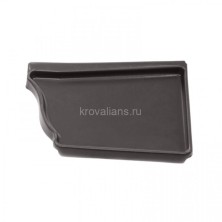Vortex 127/102 Заглушка правая 127мм PE RR 32 темно-коричневый