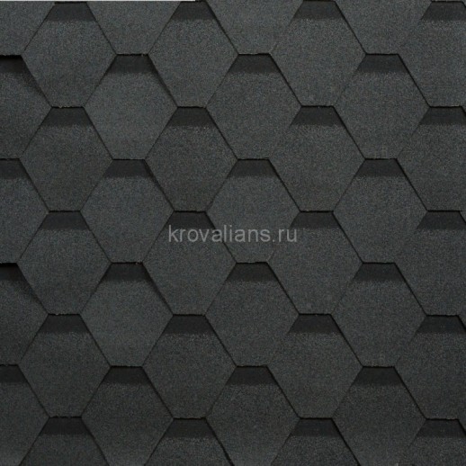 Гибкая черепица Шинглас (Shinglas) Оптима (Серый) /1 кв.м/