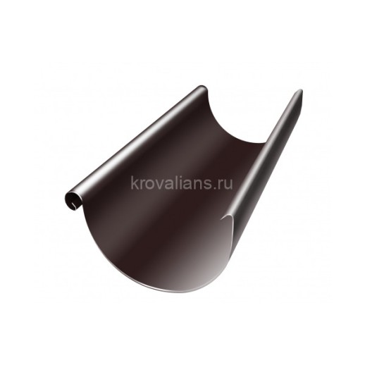 GL 90/125 Желоб 3м RAL8017