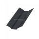 МеталлПрофиль Планка ендовы верхняя 76х76х2000 (Полиэстер-01-7024-0.45) /1 шт/