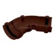 GL Rohrfit 120/80 Угол желоба универсальный, коричневый RAL 8017