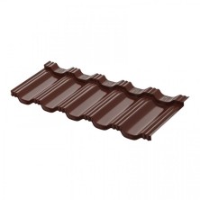 Профиль модульный AquaSystem Гётеборг 1205х415 мм PE Glance Zn140 0,45мм RAL 8017