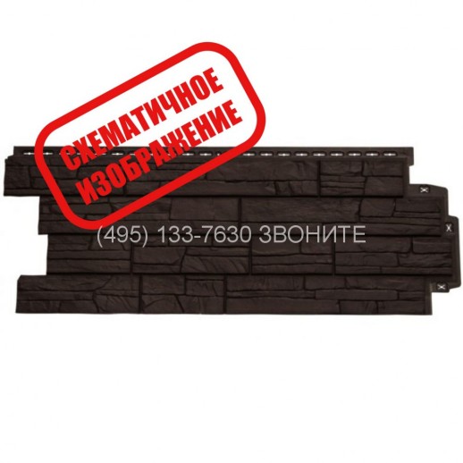 Standart Сланец Фасадная панель Grand Line (Гранд Лайн) Стандарт Земля 1 шт