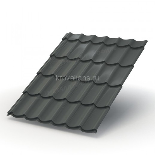 Металлочерепица МеталлПрофиль Ламонтерра-X (PURETAN-20-RR23-0.5) /1 кв.м./