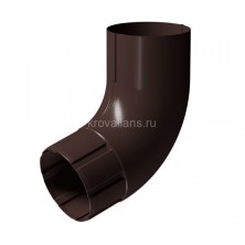 Docke STAL PREMIUM 125/90 мм Колено 72 гр Шоколад RAL8019 18шт/упак