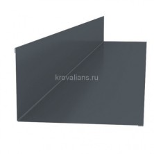 Фартук S4 примыкания 115*115 мм Полиэстер Серый 7024