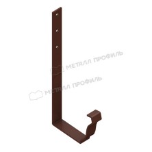 Держатель желоба МЕТАЛЛ ПРОФИЛЬ БЮДЖЕТ 120х86 Ral 8017