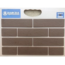 Термопанель АЛЯСКА Natural braun struktur (1,140х0,596х60мм) 0,65м2 60шт/палл