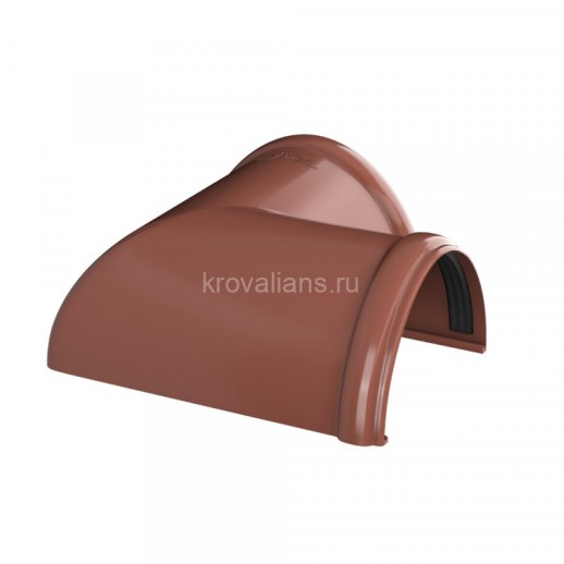 ТехноНИКОЛЬ 125/82 Угол желоба 90, красный