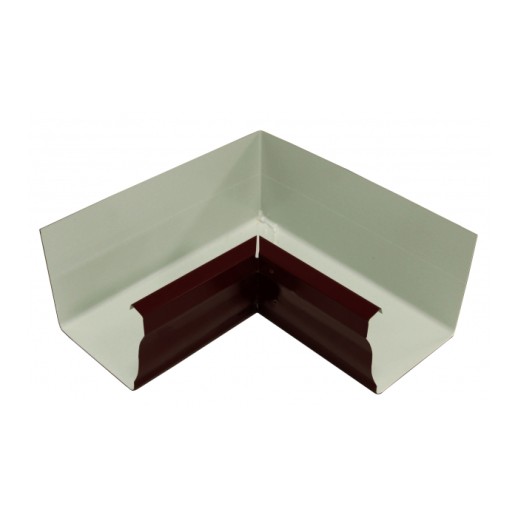 Угол желоба внутренний 90 Optima Прямоугольная Grand Line (Гранд Лайн) ral 8017 1 шт