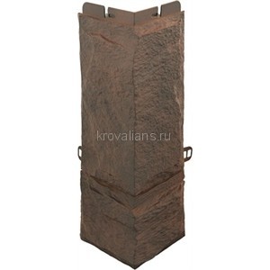 Угол наружный Гранит АЛЬПИЙСКИЙ  (0,474м х 0,169м х 0,020м) 0,972 кв.м/уп  Альта Профиль 10шт/уп