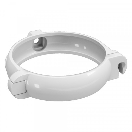 GL Rohrfit 120/80 Хомут трубы, белый RAL 9003