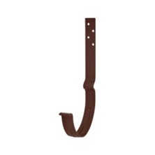 Крюк крепления желоба длинный AquaSystem (Аквасистем) Pu Matt 125/90 ral 8017 1 шт
